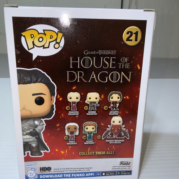 Funko Pop Ser Criston Cole 21 House of the Dragon Game of Thrones Vinyl Figure - Picture 3 of 6